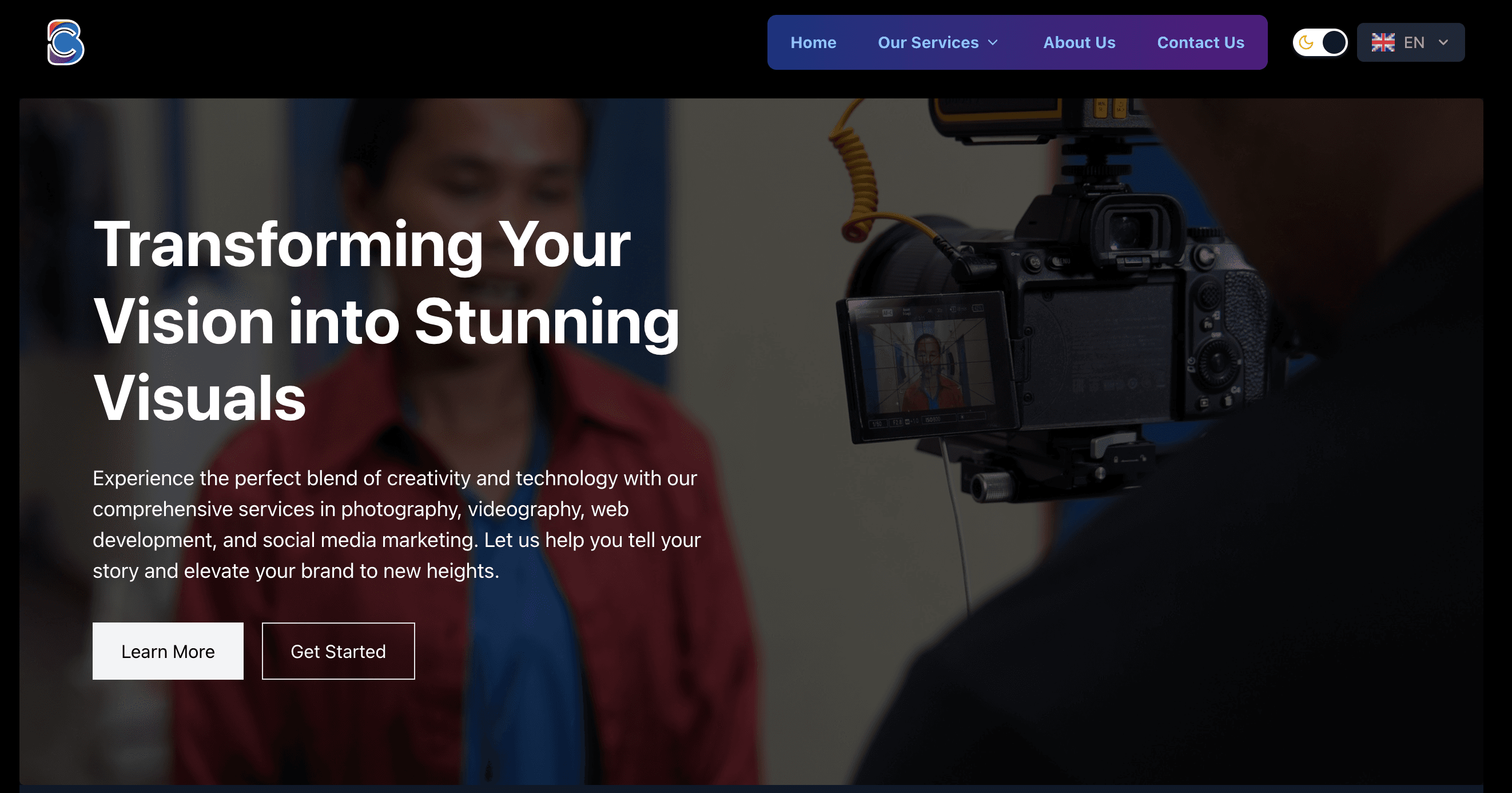 CB Media Website preview